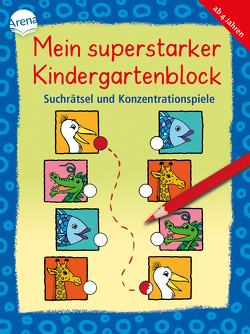 Mein superstarker Kindergartenblock. Suchrätsel und Konzentrationsspiele von Bohnstedt,  Antje, Merle,  Katrin, Schmiedeskamp,  Katja