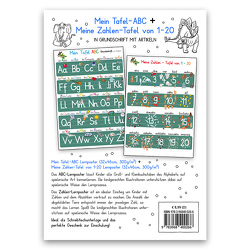 Mein Tafel-ABC in Grundschrift mit Artikeln + Meine Zahlentafel-Set von Momm,  Helga