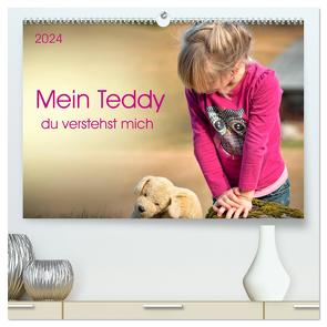 Mein Teddy – du verstehst mich (hochwertiger Premium Wandkalender 2024 DIN A2 quer), Kunstdruck in Hochglanz von Roder,  Peter