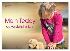 Mein Teddy – du verstehst mich (Wandkalender 2024 DIN A2 quer), CALVENDO Monatskalender von Roder,  Peter