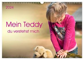 Mein Teddy – du verstehst mich (Wandkalender 2024 DIN A3 quer), CALVENDO Monatskalender von Roder,  Peter