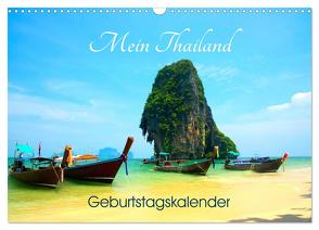 Mein Thailand – Geburtstagskalender (Wandkalender 2024 DIN A3 quer), CALVENDO Monatskalender von Wittstock,  Ralf
