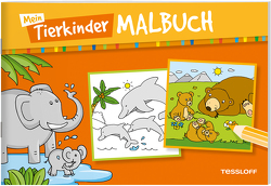 Mein Tierkinder-Malbuch von Schmidt,  Sandra