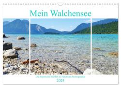 Mein Walchensee – Die bayerische Karibik zu Füßen des Herzogstands (Wandkalender 2024 DIN A3 quer), CALVENDO Monatskalender von Schimmack,  Michaela