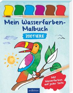 Mein Wasserfarben-Malbuch Zootiere von Beurenmeister,  Corina