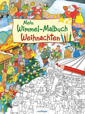 Mein Wimmel-Malbuch – Weihnachten, VE 5 Expl. von Hagemann,  Antje, Wandrey,  Guido