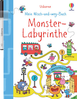 Mein Wisch-und-weg-Buch: Monster-Labyrinthe von Bingham,  Jane