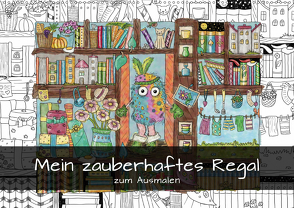 Mein zauberhaftes Regal zum Ausmalen (Wandkalender 2020 DIN A2 quer) von Langenkamp,  Heike