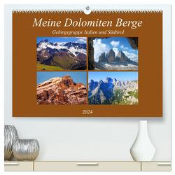 Meine Dolomiten Berge (hochwertiger Premium Wandkalender 2024 DIN A2 quer), Kunstdruck in Hochglanz von Kramer,  Christa