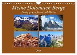 Meine Dolomiten Berge (Wandkalender 2024 DIN A4 quer), CALVENDO Monatskalender von Kramer,  Christa
