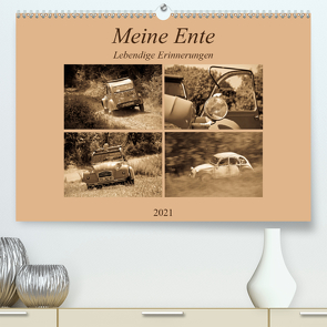 Meine Ente – Lebendige Erinnerungen (Premium, hochwertiger DIN A2 Wandkalender 2021, Kunstdruck in Hochglanz) von Bölts,  Meike