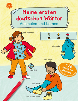 Meine ersten deutschen Wörter. Ausmalen und Lernen von Nicolas,  Birgitta