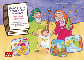 Meine ersten Geschichten von Gott. Die U3-Bibel im Kamishibai. Kamishibai Bildkartenset. von Fromme-Seifert,  Viola M., Häusl-Vad,  Sonja