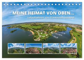 Meine Heimat von oben … Luftaufnahmen vom Fränkischen Seenland (Tischkalender 2024 DIN A5 quer), CALVENDO Monatskalender von Ruff,  Gerhard