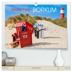 Meine Insel Borkum (hochwertiger Premium Wandkalender 2024 DIN A2 quer), Kunstdruck in Hochglanz von Scherf,  Dietmar
