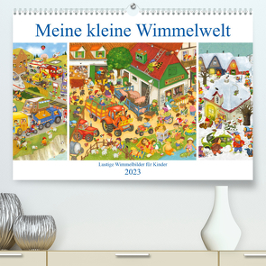 Meine kleine Wimmelwelt (Premium, hochwertiger DIN A2 Wandkalender 2023, Kunstdruck in Hochglanz) von Kraetschmer,  Marion