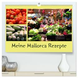 Meine Mallorca Rezepte (hochwertiger Premium Wandkalender 2024 DIN A2 quer), Kunstdruck in Hochglanz von Dürr,  Brigitte