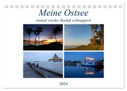 Meine Ostsee – einmal wieder Seeluft schnuppern (Tischkalender 2024 DIN A5 quer), CALVENDO Monatskalender von Gierok,  Steffen