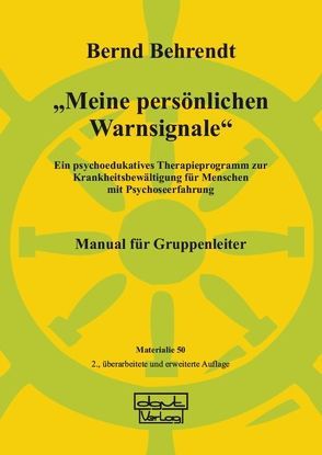 „Meine persönlichen Warnsignale“ von Behrendt,  Bernd