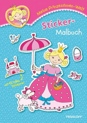 Meine Prinzessinnen-Welt: Sticker-Malbuch von Schmidt,  Sandra