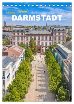 Meine Stadt Darmstadt (Tischkalender 2024 DIN A5 hoch), CALVENDO Monatskalender von Scherf,  Dietmar