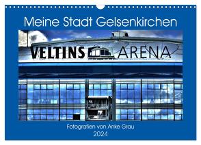 Meine Stadt Gelsenkirchen (Wandkalender 2024 DIN A3 quer), CALVENDO Monatskalender von Grau,  Anke