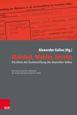 Meinhof, Mahler, Ensslin von Gallus,  Alexander, Zimmermann,  Reinhard