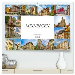 Meiningen Impressionen (hochwertiger Premium Wandkalender 2024 DIN A2 quer), Kunstdruck in Hochglanz von Meutzner,  Dirk