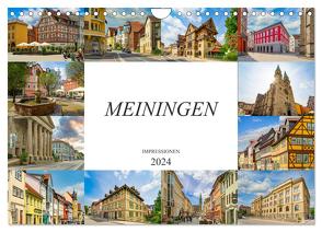 Meiningen Impressionen (Wandkalender 2024 DIN A4 quer), CALVENDO Monatskalender von Meutzner,  Dirk