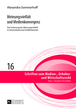 Meinungsvielfalt und Medienkonvergenz von Sommerhoff,  Alexandra