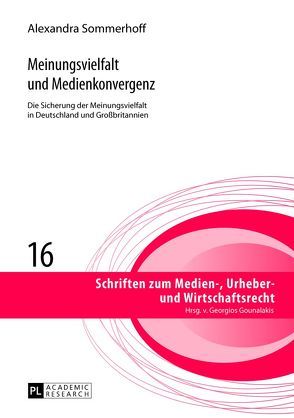 Meinungsvielfalt und Medienkonvergenz von Sommerhoff,  Alexandra