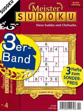 Meister-Sudoku 3er-Band Nr. 4