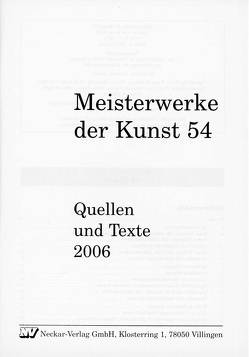 Meisterwerke der Kunst / Quellen und Texte 2006 von Halder,  Johannes