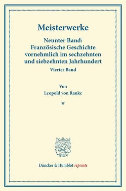 Meisterwerke. von Ranke,  Leopold Von