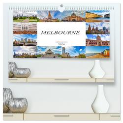 Melbourne Impressionen (hochwertiger Premium Wandkalender 2024 DIN A2 quer), Kunstdruck in Hochglanz von Meutzner,  Dirk