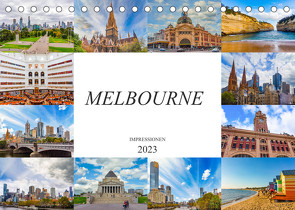 Melbourne Impressionen (Tischkalender 2023 DIN A5 quer) von Meutzner,  Dirk