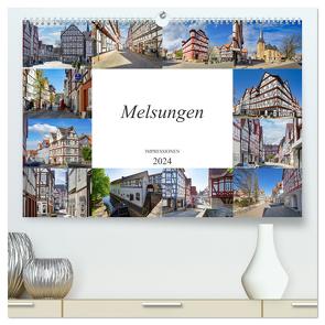 Melsungen Impressionen (hochwertiger Premium Wandkalender 2024 DIN A2 quer), Kunstdruck in Hochglanz von Meutzner,  Dirk