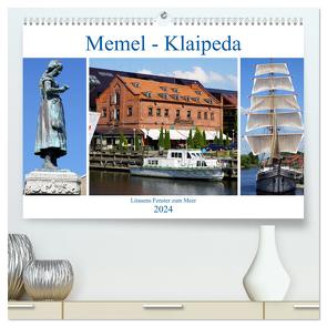 Memel – Klaipeda. Litauens Fenster zum Meer (hochwertiger Premium Wandkalender 2024 DIN A2 quer), Kunstdruck in Hochglanz von von Loewis of Menar,  Henning