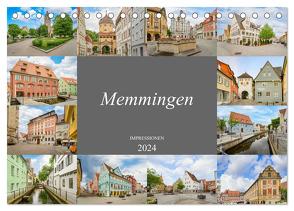 Memmingen Impressionen (Tischkalender 2024 DIN A5 quer), CALVENDO Monatskalender von Meutzner,  Dirk