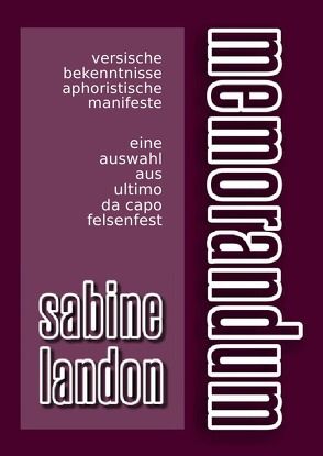 memorandum von LANDON,  Sabine