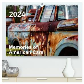 Memories of American Cars (hochwertiger Premium Wandkalender 2024 DIN A2 quer), Kunstdruck in Hochglanz von fotografie,  30nullvier