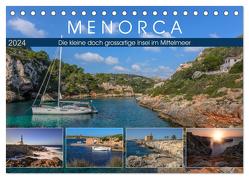 Menorca, die kleine doch grossartige Insel im Mittelmeer (Tischkalender 2024 DIN A5 quer), CALVENDO Monatskalender von Kruse,  Joana