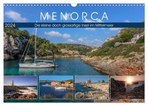 Menorca, die kleine doch grossartige Insel im Mittelmeer (Wandkalender 2024 DIN A3 quer), CALVENDO Monatskalender von Kruse,  Joana