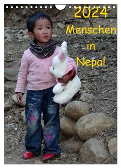 Menschen in Nepal (Wandkalender 2024 DIN A4 hoch), CALVENDO Monatskalender von Ecker,  Johann