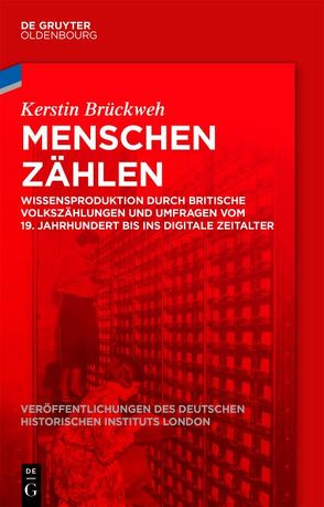 Menschen zählen von Brückweh,  Kerstin, German Historical Institute London