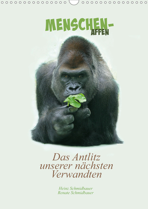 Menschenaffen – Das Antlitz unserer nächsten Verwandten (Wandkalender 2021 DIN A3 hoch) von Schmidbauer,  Heinz