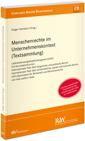 Menschenrechte im Unternehmenskontext (Textsammlung) von Hembach,  Holger