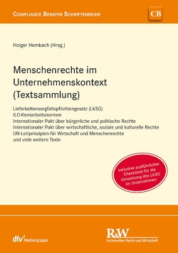Menschenrechte im Unternehmenskontext (Textsammlung) von Hembach,  Holger