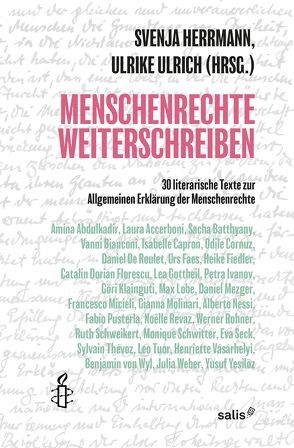 Menschenrechte Weiterschreiben von Herrmann,  Svenja, Ulrich,  Ulrike