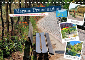 Merans Promenaden – Flanieren und geniessen, innehalten und Sein (Tischkalender 2023 DIN A5 quer) von Michel,  Susan